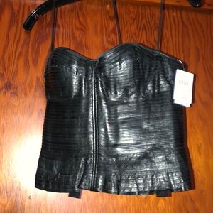 Strip mounted bustier size 6